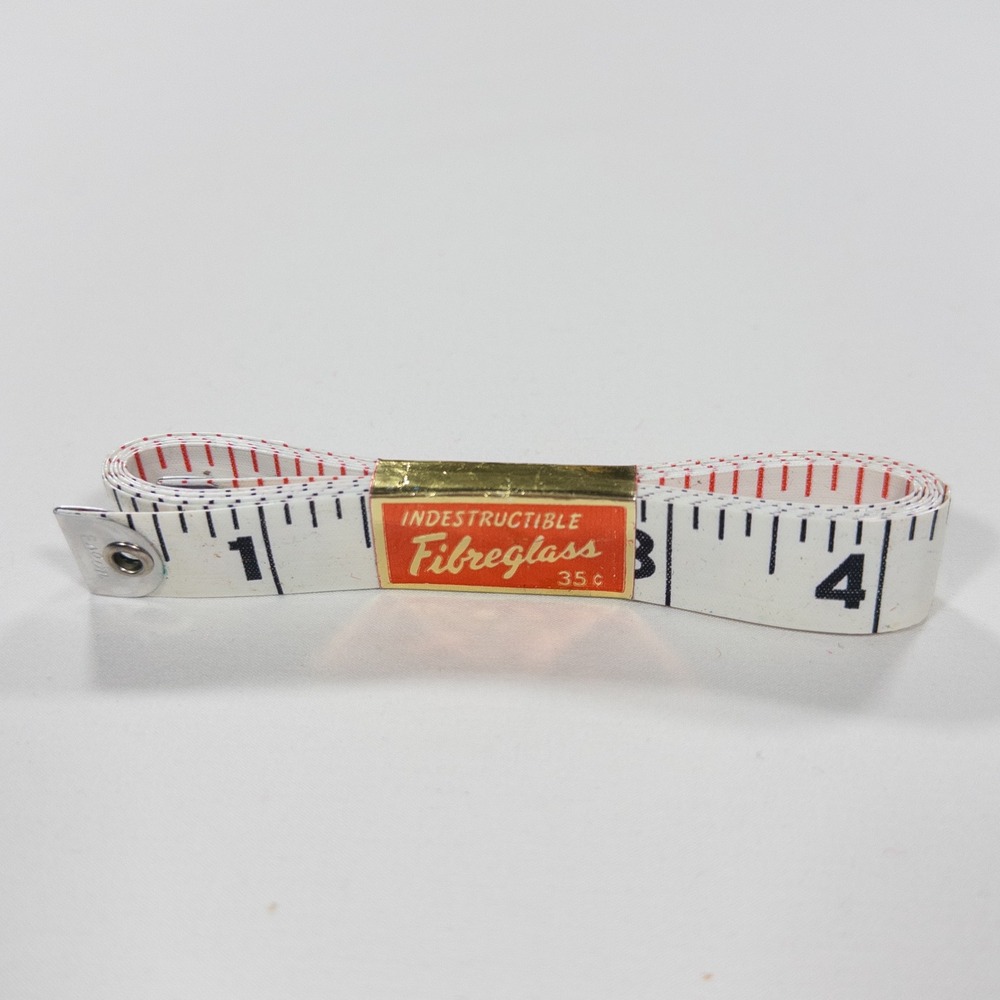 Vintage Eslon Fiberglass Sewing Tailor Measuring Tape 60 Inch Reversible